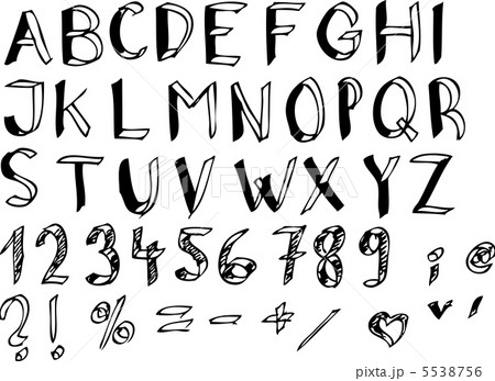 hand drawn alphabet hand drawn alphabet 5538756