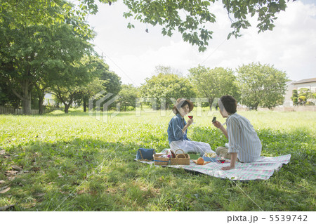 ピクニックするカップル 5539742