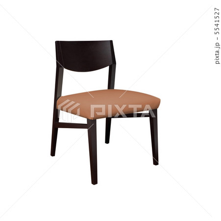 modern brown chair on white background 5541527