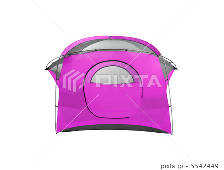 Purpule tent on white background 5542449