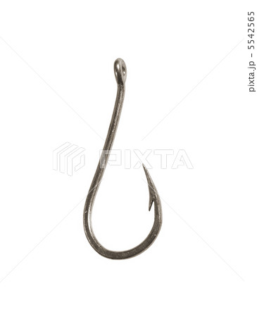 Single fish hook isolated on white Single fish hook isolated on white 5542565
