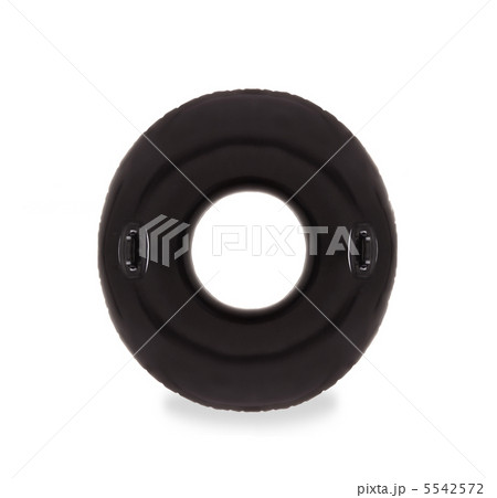 Black elastomeric ring isolated 5542572