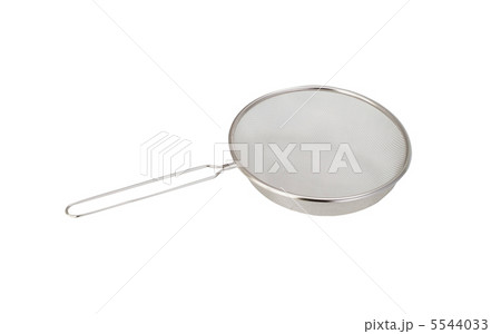 Empty metal tea infuser isolated 5544033