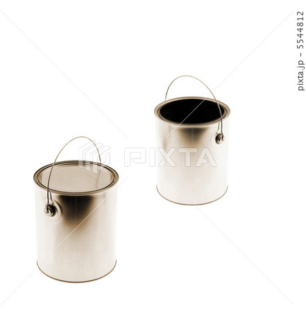 two cans with paint isolated on white two cans with paint isolated on white 5544812