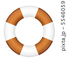 A life buoy for safety at sea - isolated over white background 5546059