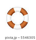 Life buoy isolated over a white 5546305