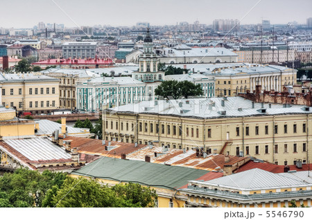 view over the rooftops of St. Petersburg view over the rooftops of St. Petersburg 5546790