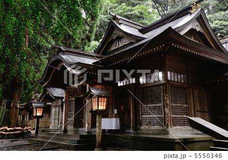 高千穂神社の拝殿 高千穂神社の拝殿 5550346