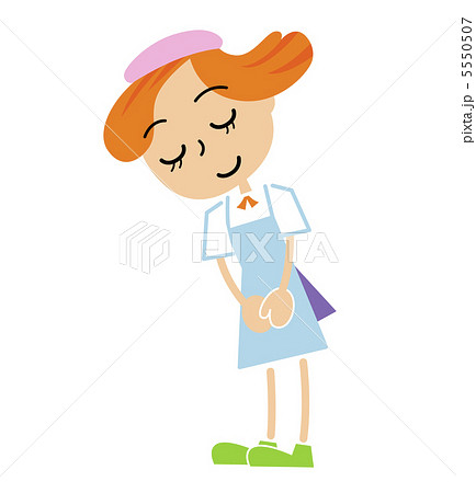 お辞儀をする女性 5550507