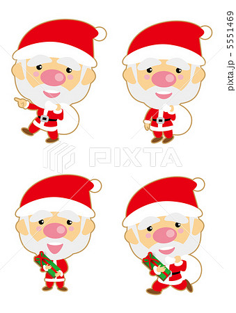 サンタの素材 １のイラスト素材