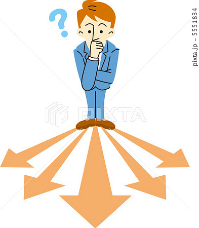 進路のイラスト素材