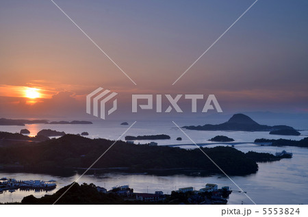 天草松島の夕日 天草松島の夕日 5553824