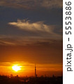 東京の夕日 東京の夕日 5553886