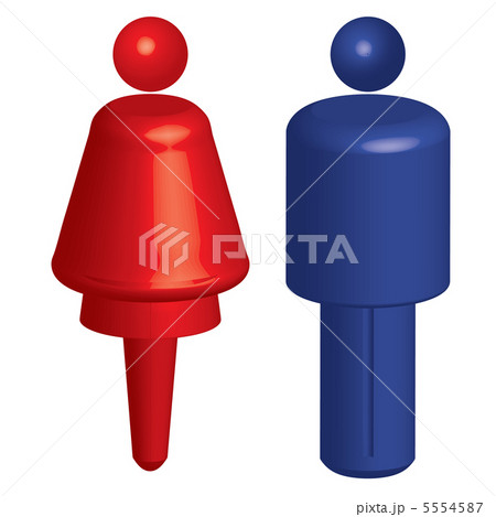 トイレ　男性　女性　プレート 5554587