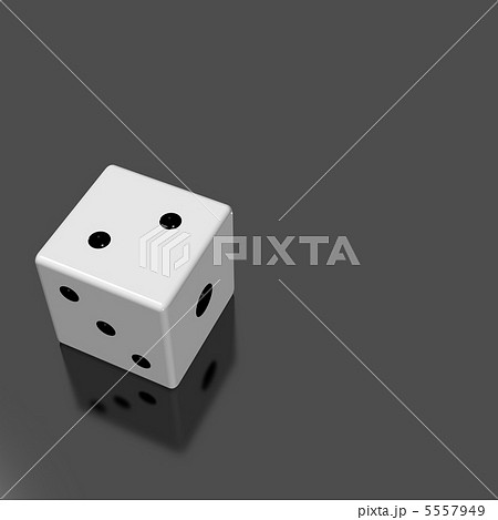 サイコロの3Dレンダリング 5557949