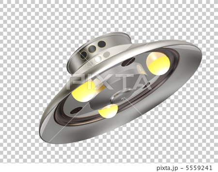 Unidentified Flying Object Ufo Discus Stock Illustration
