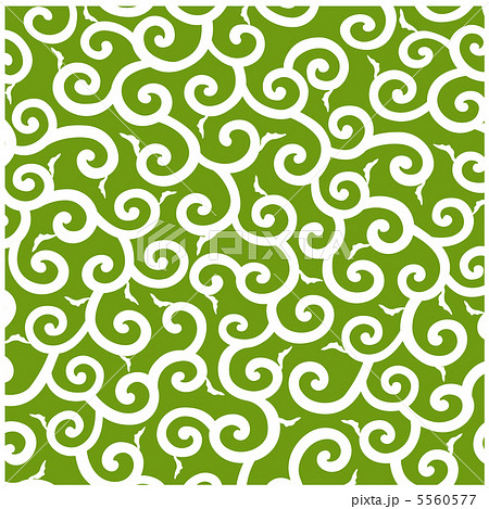 唐草模様(正方形)-2のイラスト素材 [5560577] - PIXTA