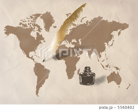 世界地図を描く 5560802