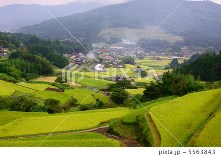 棚田百選 坂折の棚田 Terraced Rice-Fields of Sakaori in Gifu 棚田百選 坂折の棚田 Terraced Rice-Fields of Sakaori in Gifu 5563843