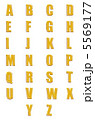 High resolution conceptual golden fonts set or collection isolated 5569177