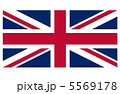 Great Britain flag against a white background 5569178