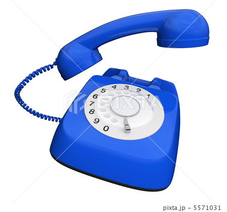 レトロ電話のイラスト素材