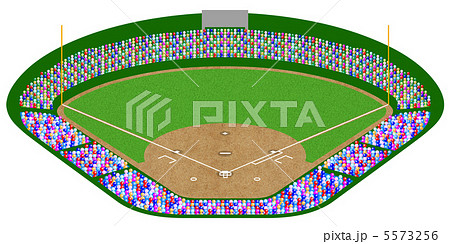 Baseball Field 2 Stock Illustration