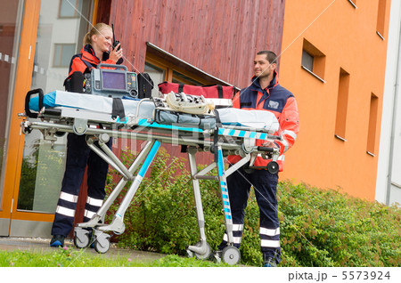 Emergency doctor home visit call radio ambulance Emergency doctor home visit call radio ambulance 5573924