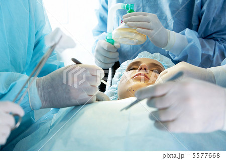 On operation table On operation table 5577668