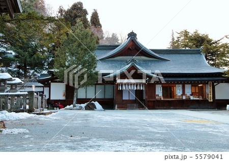 凍った諏訪上社 5579041