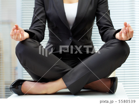 Yoga on table 5580539