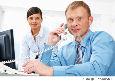 Boss on the phone Boss on the phone 5580561