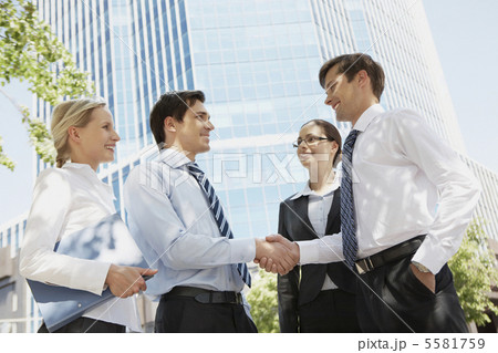 Handshaking partners Handshaking partners 5581759