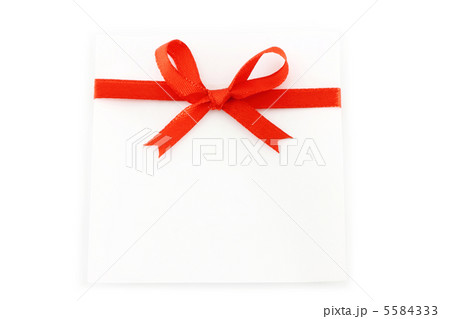 Sheet with red holiday bow 5584333