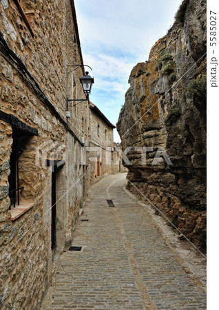 Landscape with old spanish town Ares. Landscape with old spanish town Ares. 5585027