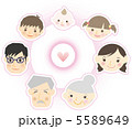 家族（ハート） 5589649