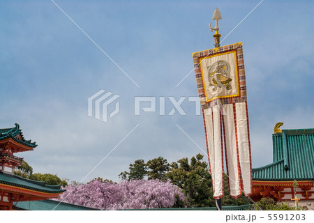 平安神宮　四神旗・玄武 5591203