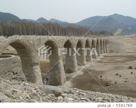 北海道・タウシュベツ橋梁 北海道・タウシュベツ橋梁 5591760