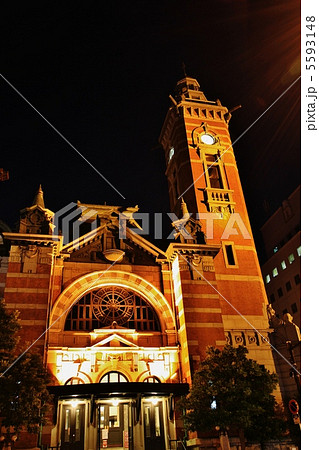 横浜市開港記念会館(ジャックの塔)の夜景 横浜市開港記念会館(ジャックの塔)の夜景 5593148