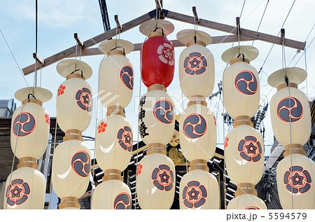 霰天神山の提灯 5594579