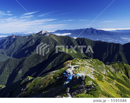 甲斐駒と八ヶ岳 5595086