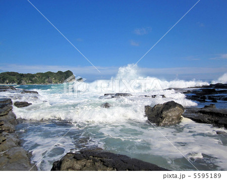 守谷海岸　岸壁 5595189