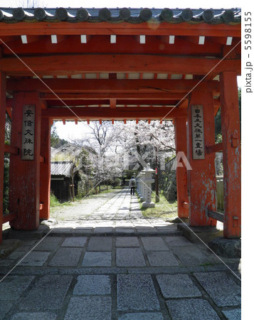 安部文殊院　表山門 5598155
