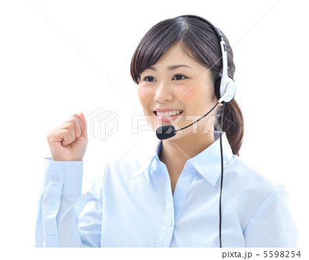 若い女性白バック 若い女性白バック 5598254