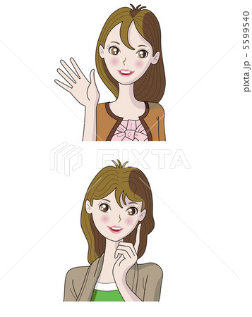 女性／はーいこんにちは 5599540