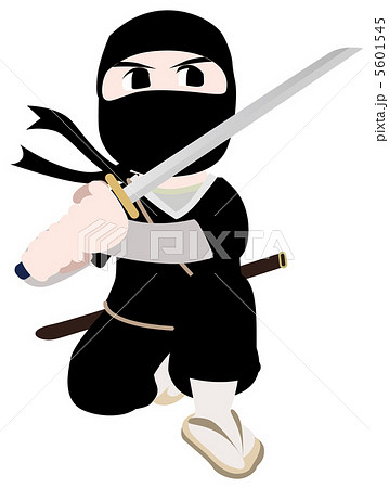 忍者のイラストのイラスト素材