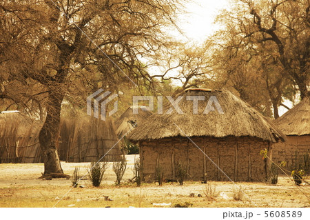 African huts 5608589