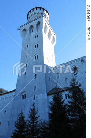 Tower in Neuschwanstein castle Tower in Neuschwanstein castle 5609143