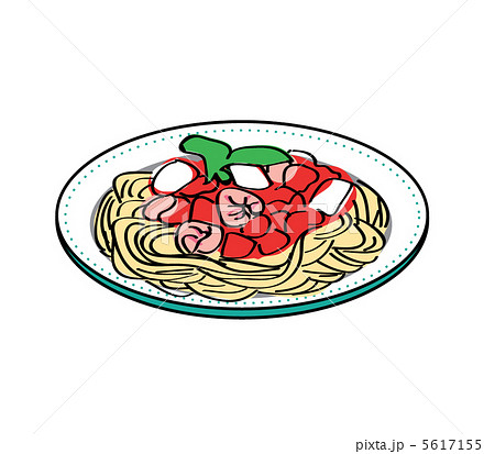 スパゲティ スパゲッティー パスタのイラスト素材