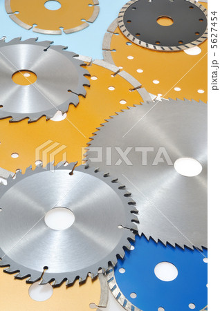 Circular saw blades isolated on white Circular saw blades isolated on white 5627454